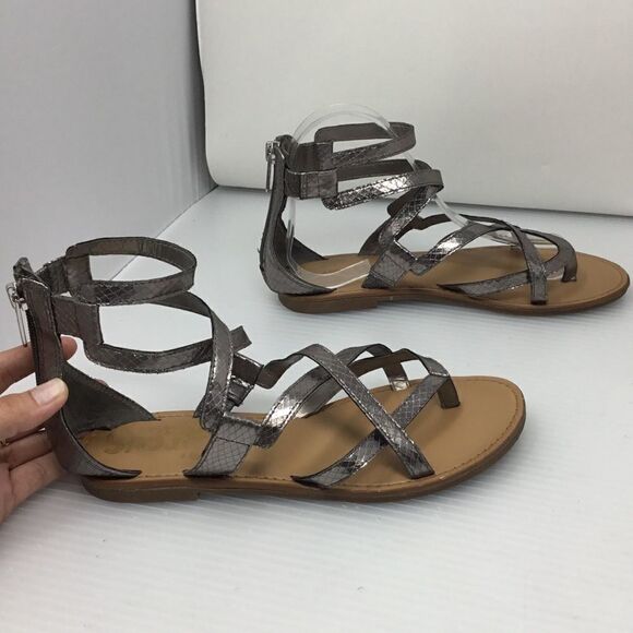 Circus Sam Edelman Bevin Metallic Sandal B12 - Picture 2 of 8
